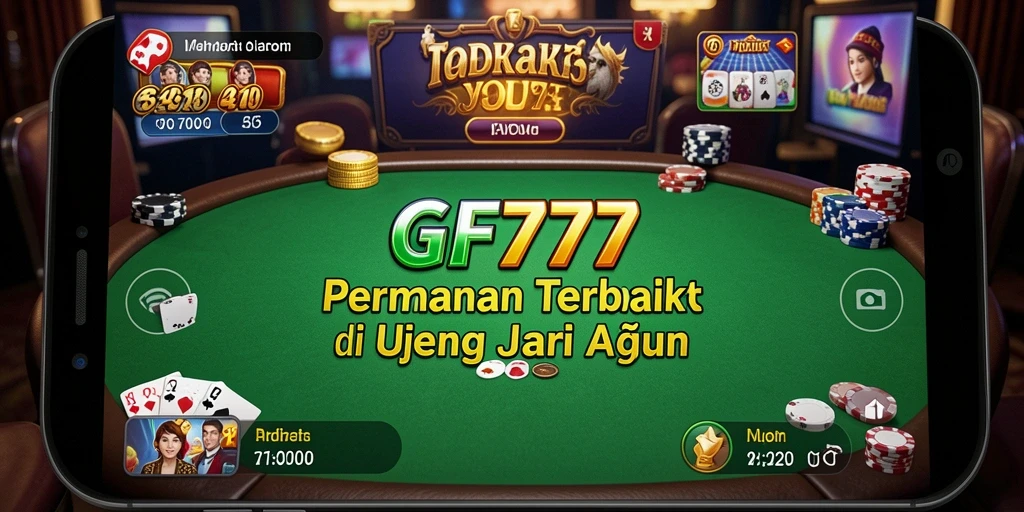 Tampilan gameplay GF777 yang menarik dan realistis dalam permainan poker.